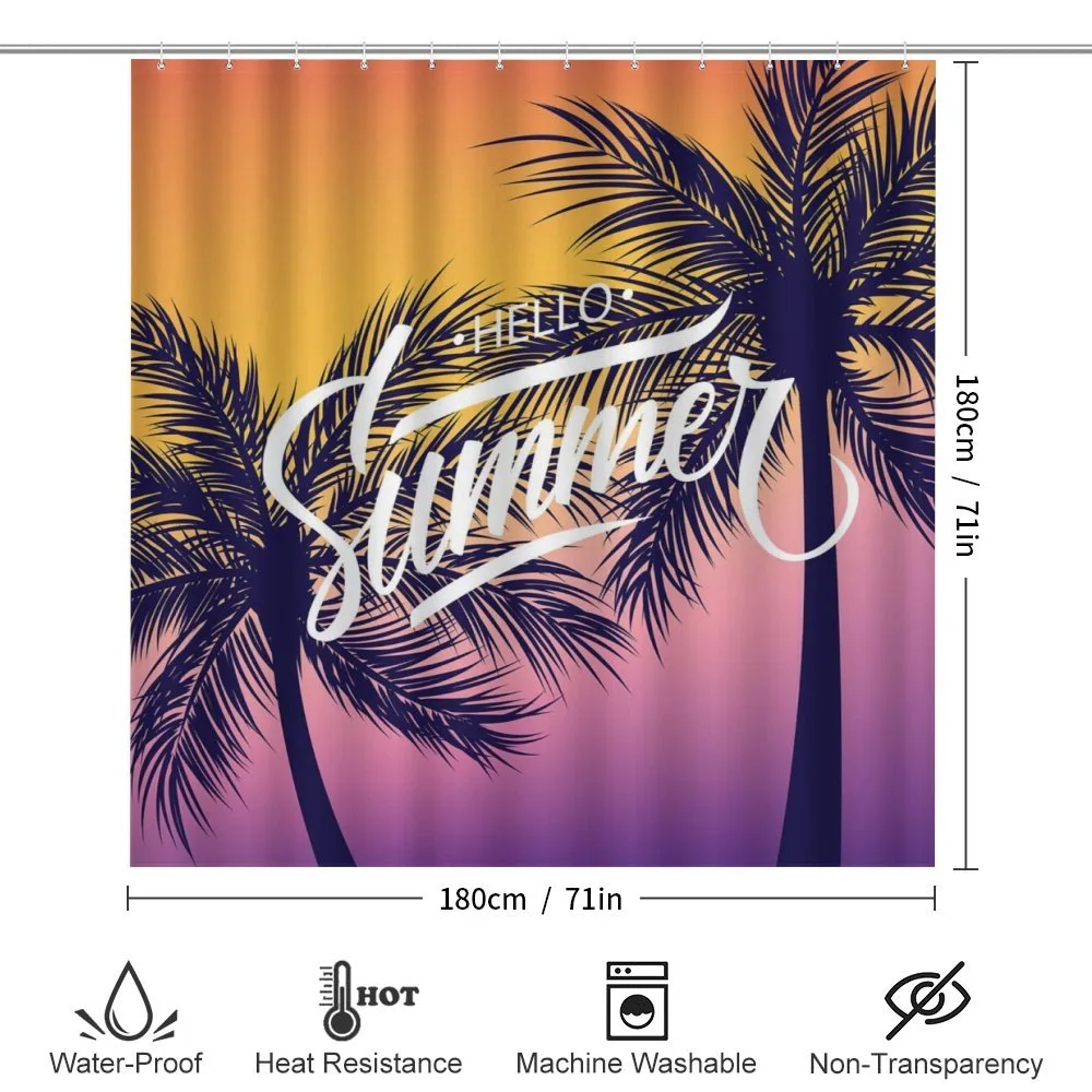 Palm Trees with Sun — Detail 2