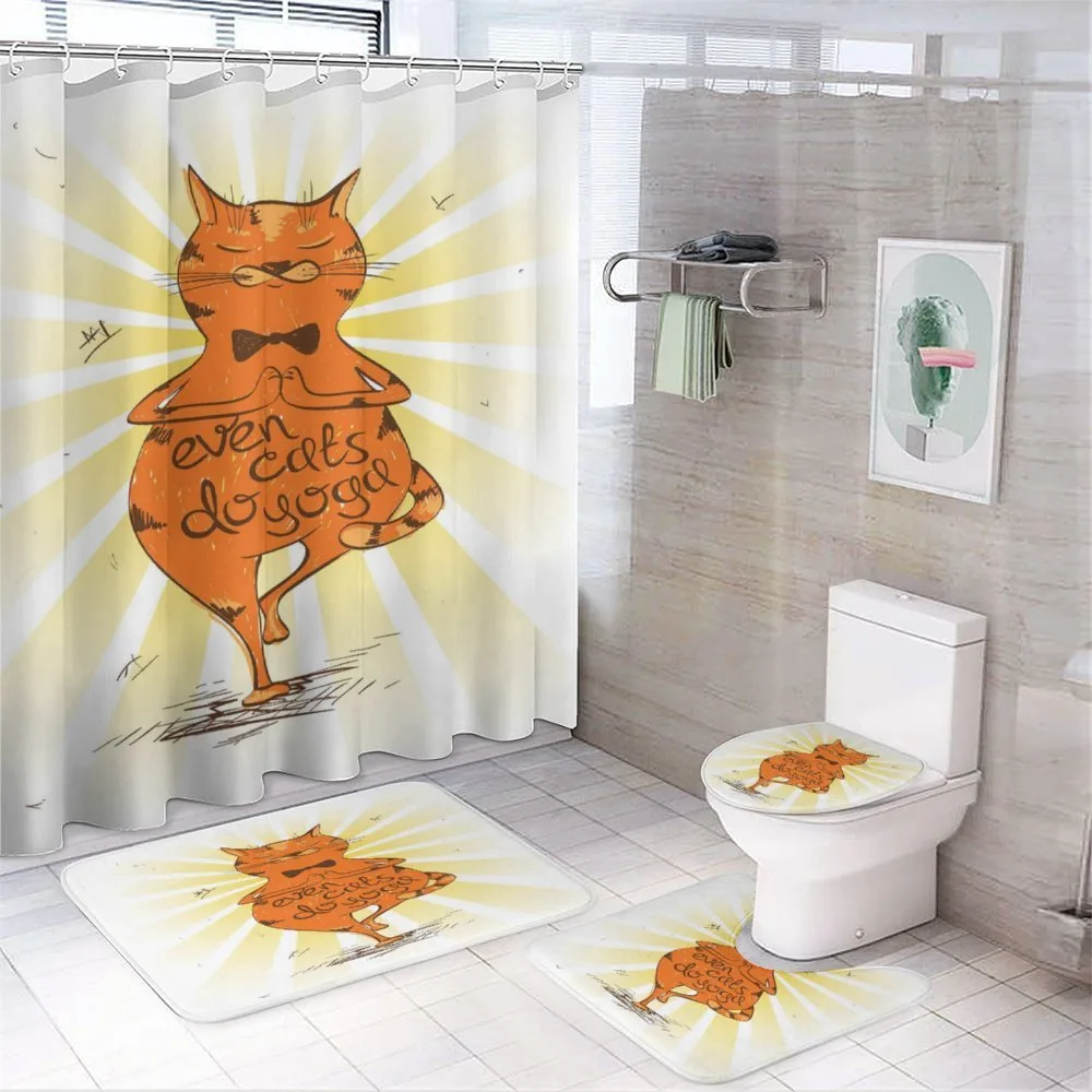 Peaceful Cat with Phrase — Your design