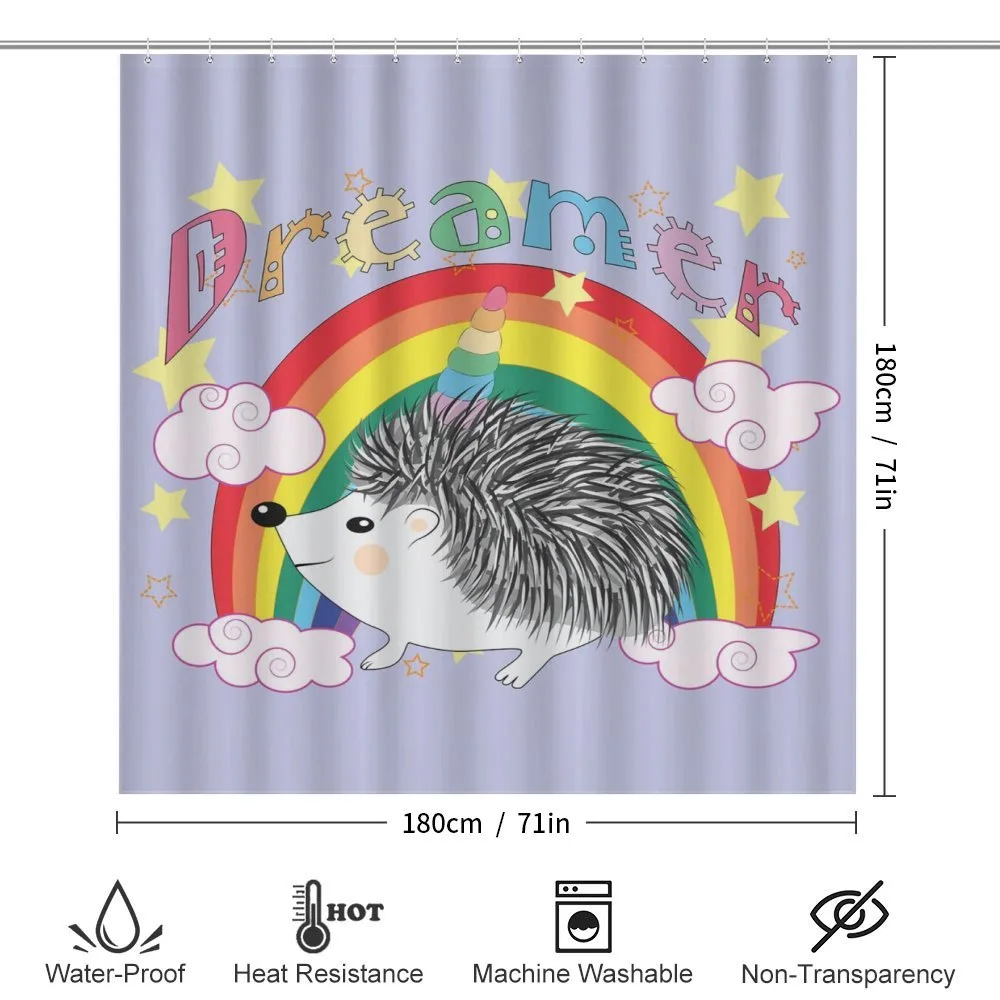 Rainbow Hedgehog Unicorn — Detail 2