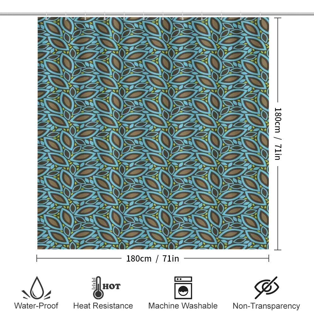 Retro Foliage Pattern — Detail 2