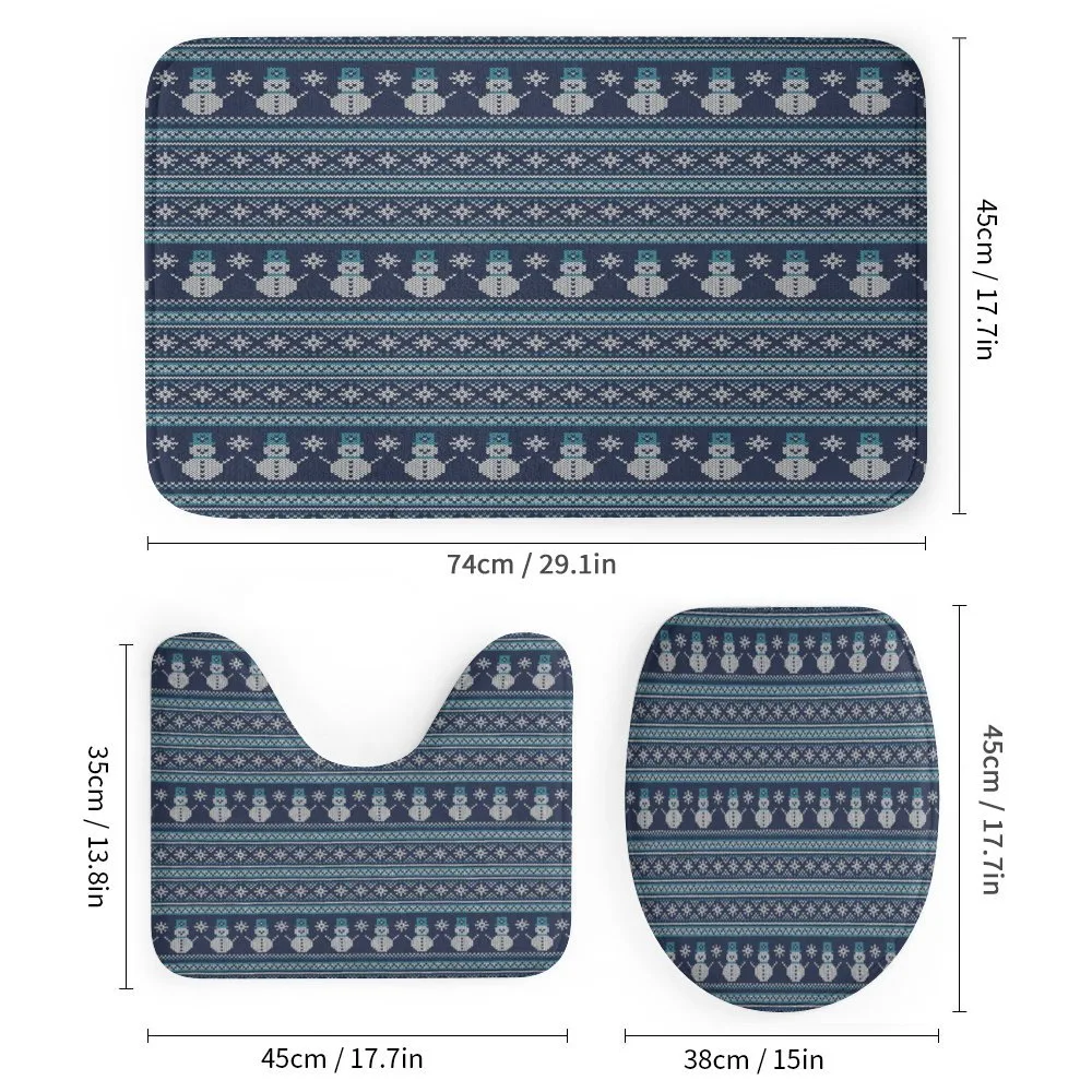 Snowman Chevron Zigzag — Detail 1