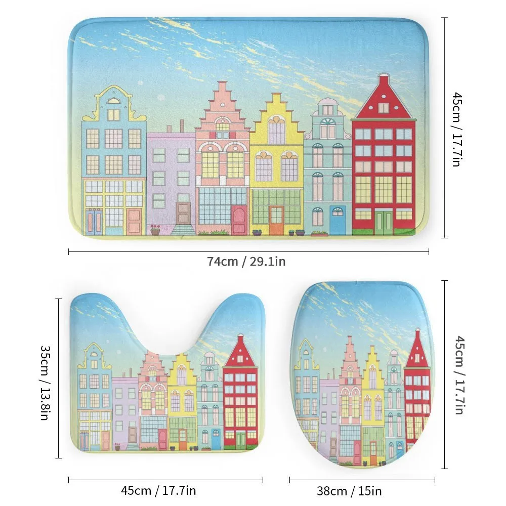 Vibrant Houses in Holland — Detail 1
