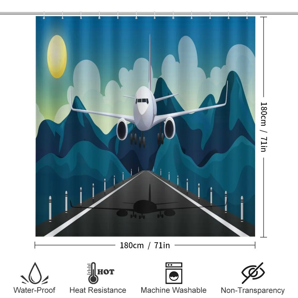Airplane Taking Off Graphic — Detail 2