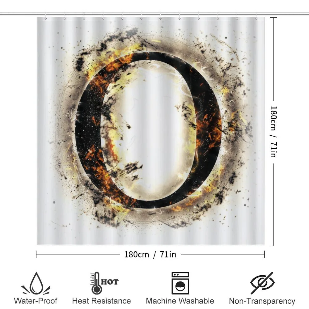 Alphabet on Fire Hot O — Detail 2