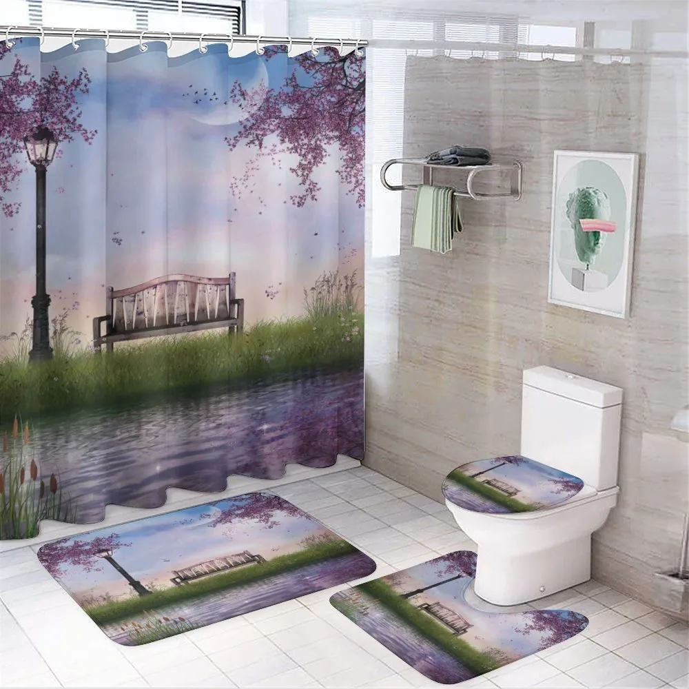 Bench Flowing River Moon — Your design