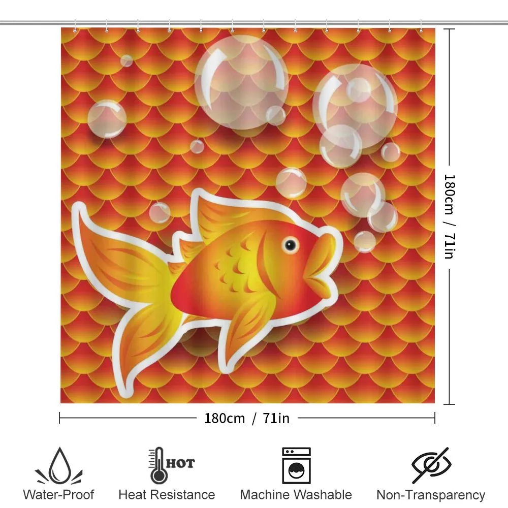 Cartoon Goldfish Bubble — Detail 2