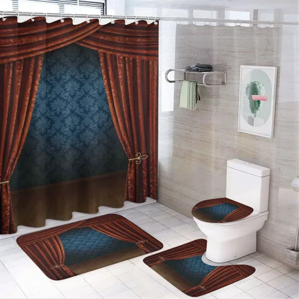 Classic Stage Theater on a shower curtain