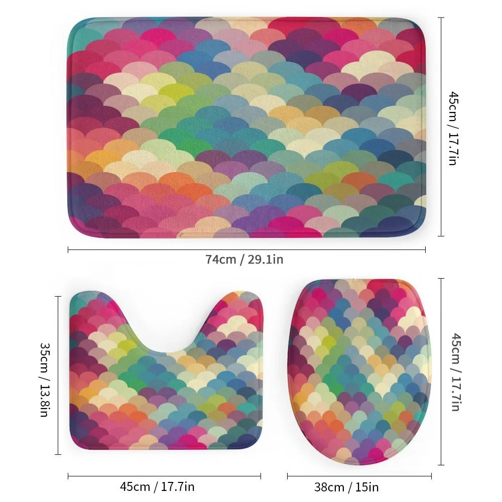 Colorful Retro Scales — Detail 1