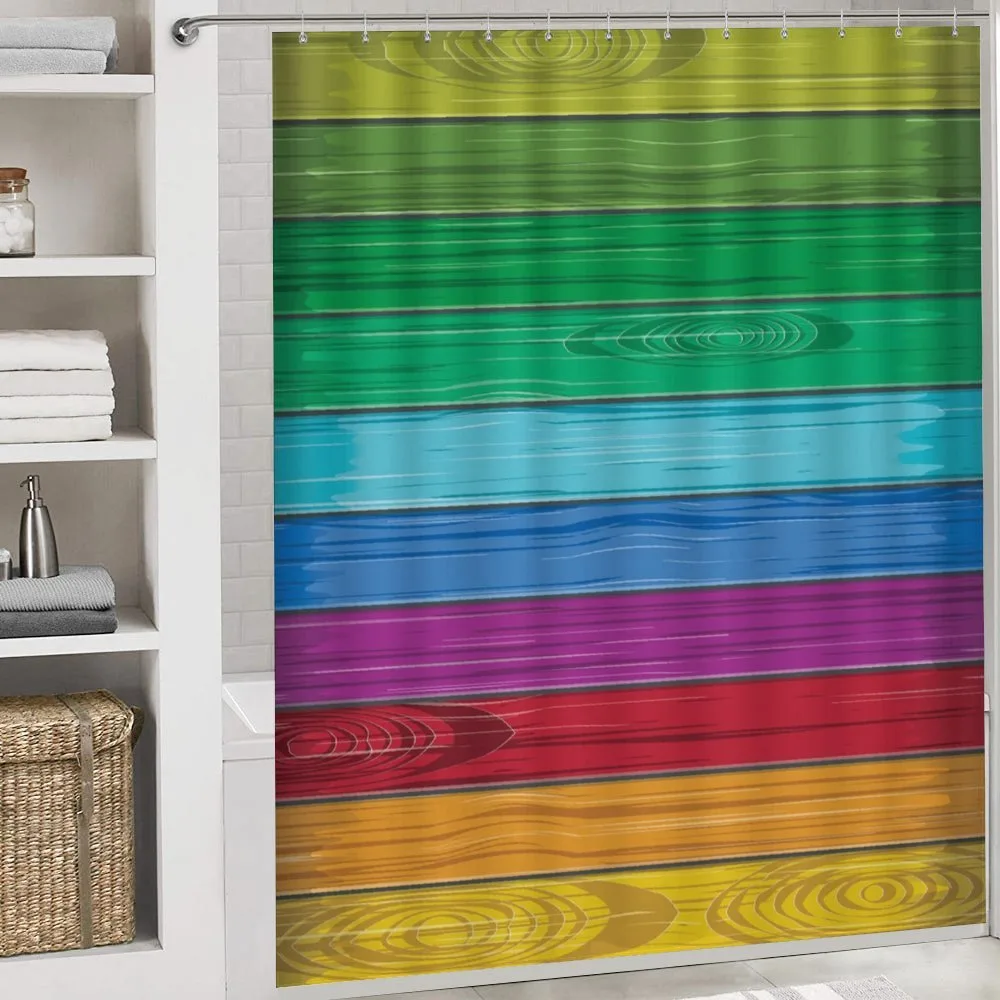 Colorful Wood Stripes — Detail 4