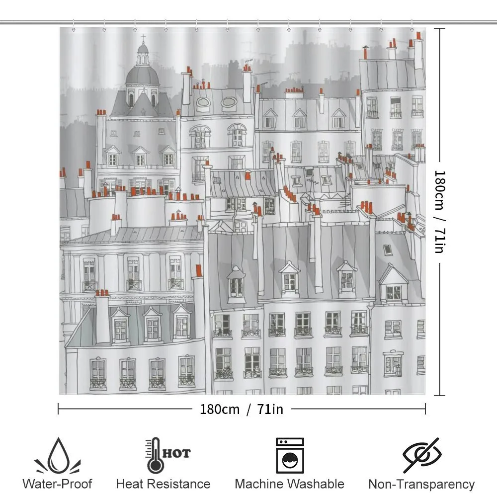 European Roofs of Buildings — Detail 2
