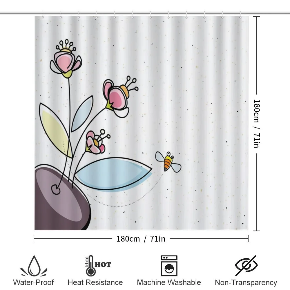 Flower Pot with Blossoms — Detail 2