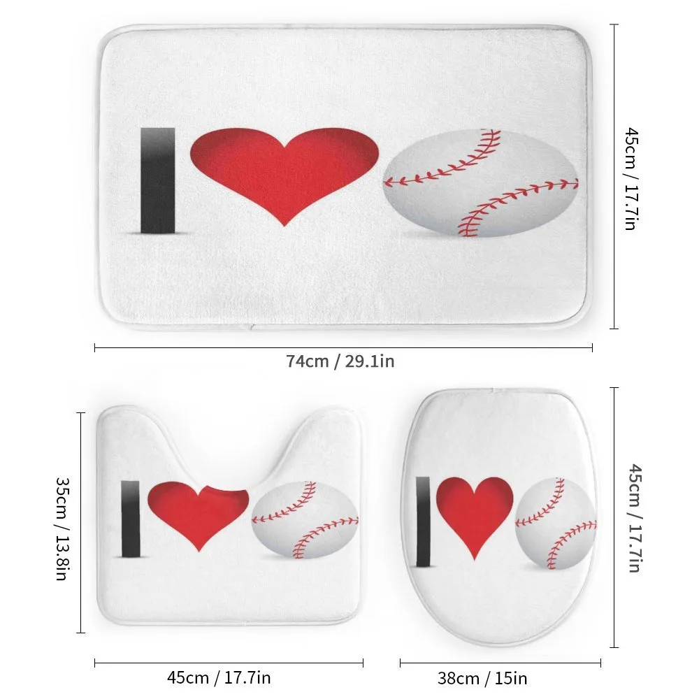 I Love Baseball Heart — Detail 1
