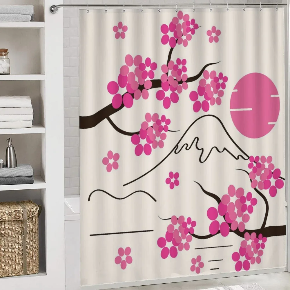 Japan Sakura and Hill — Detail 4
