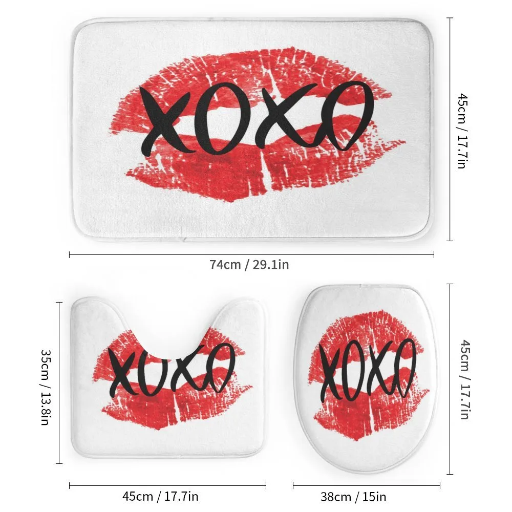 Lips Pattern with Love Kisses — Detail 1