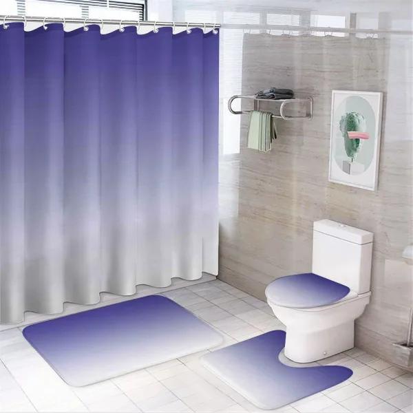 Modern Twilight Design on a shower curtain