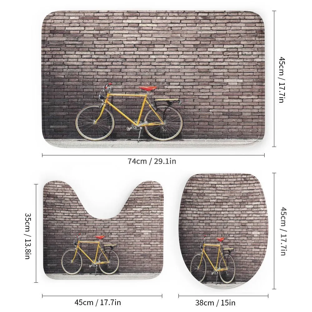 Retro Bicycle on Wall — Detail 1