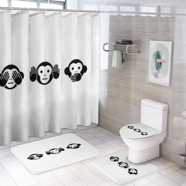 Simple Animal Graphic on a shower curtain