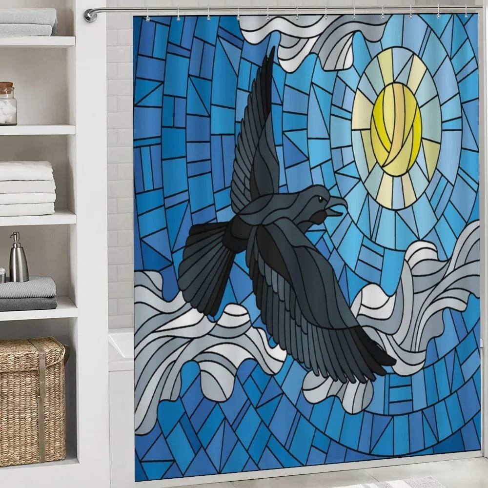 Stained Glass Bird Sky — Detail 4