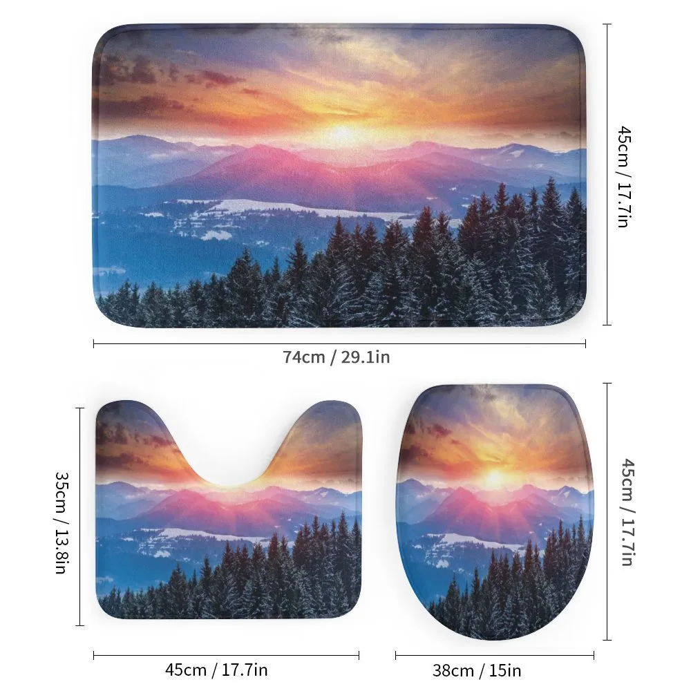 Sunset in Mountains — Detail 1