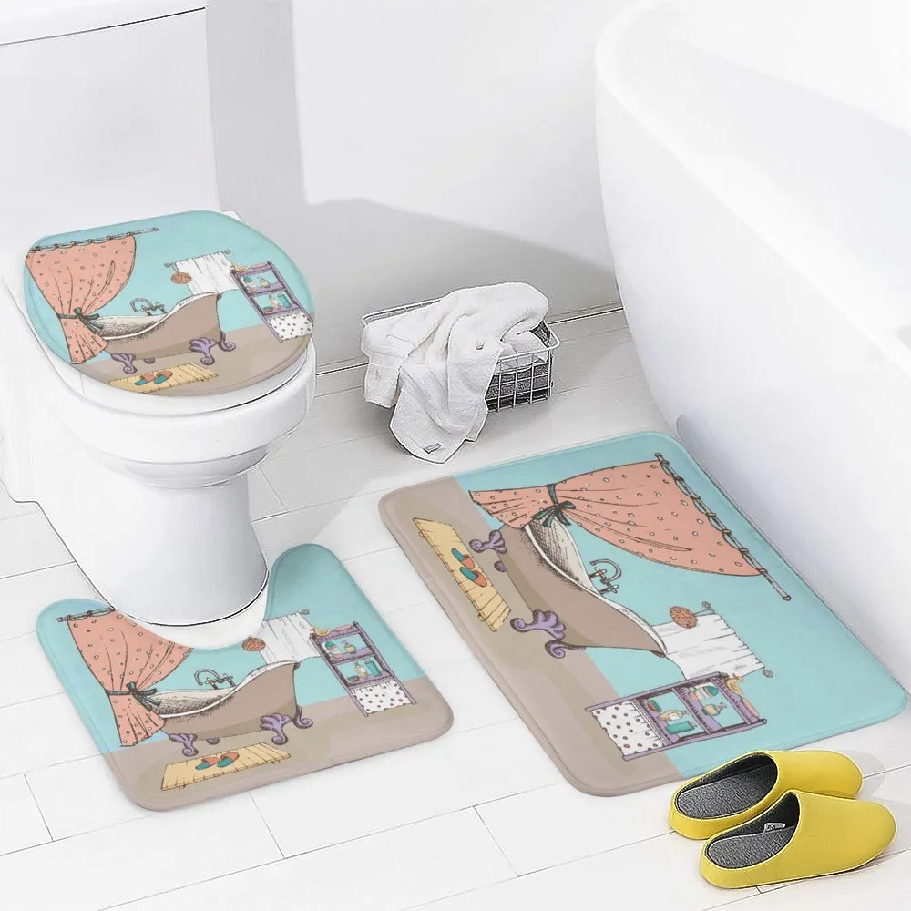 Bathroom Tub Illustration — Detail 3