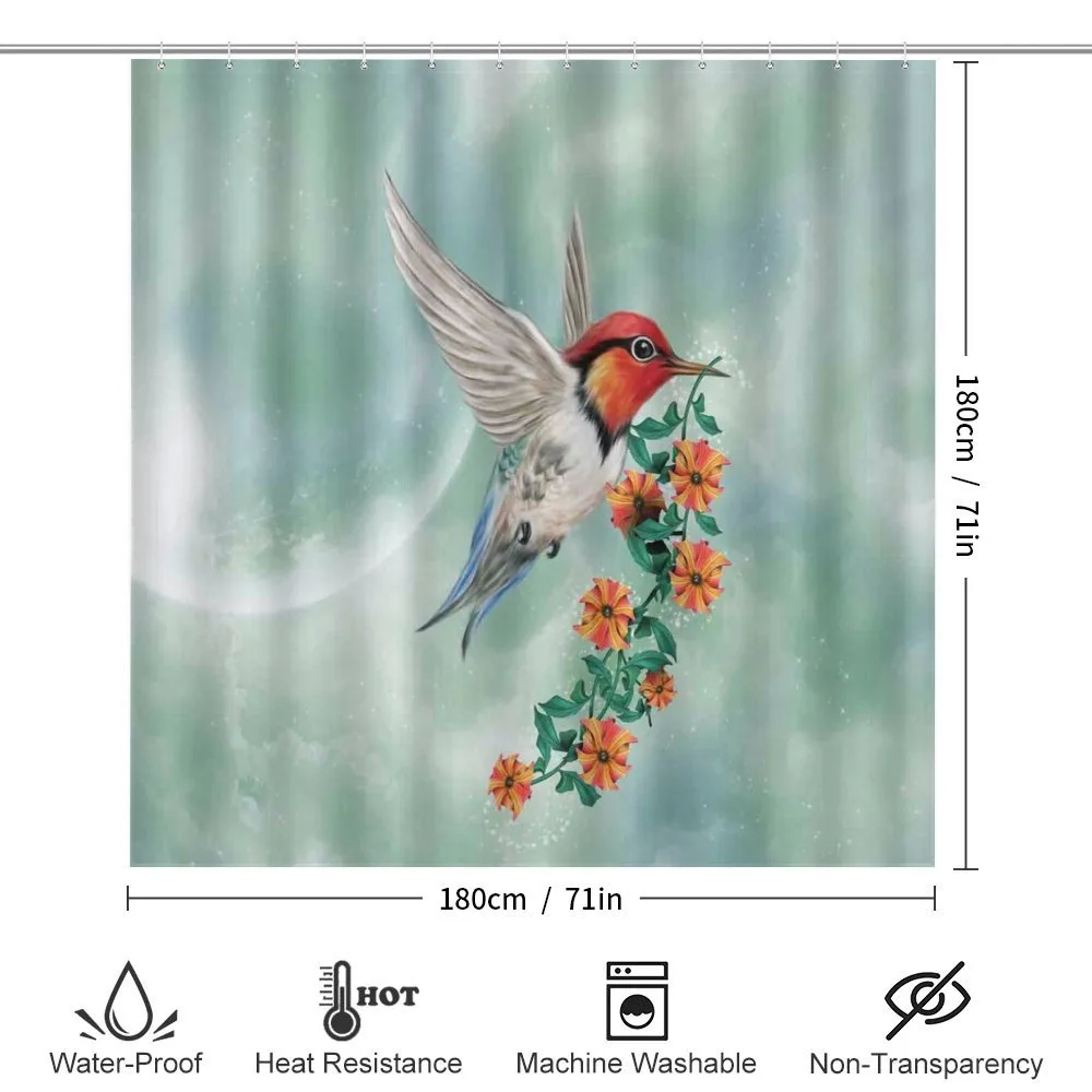 Bird with Flower Branch — Detail 2