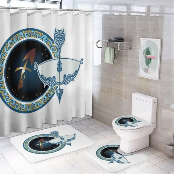 Bow Arrow on a shower curtain