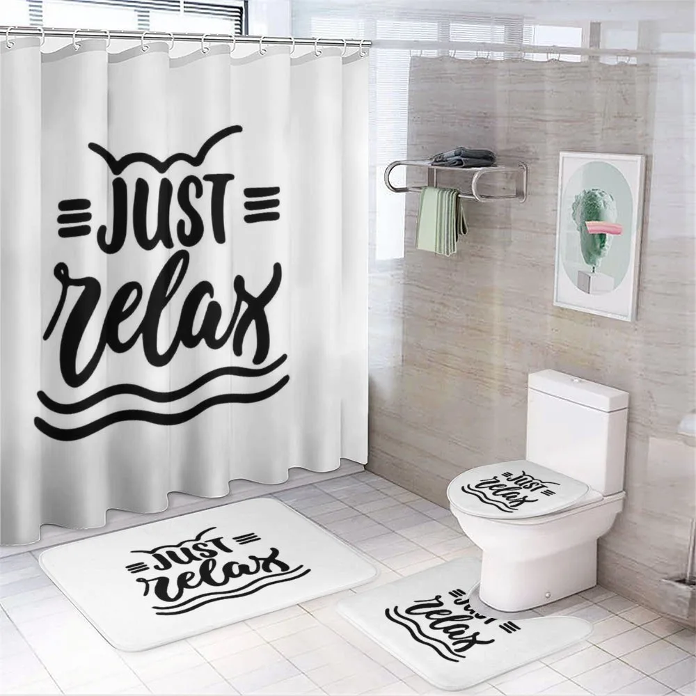 Calligraphic Just Relax Text — Your design