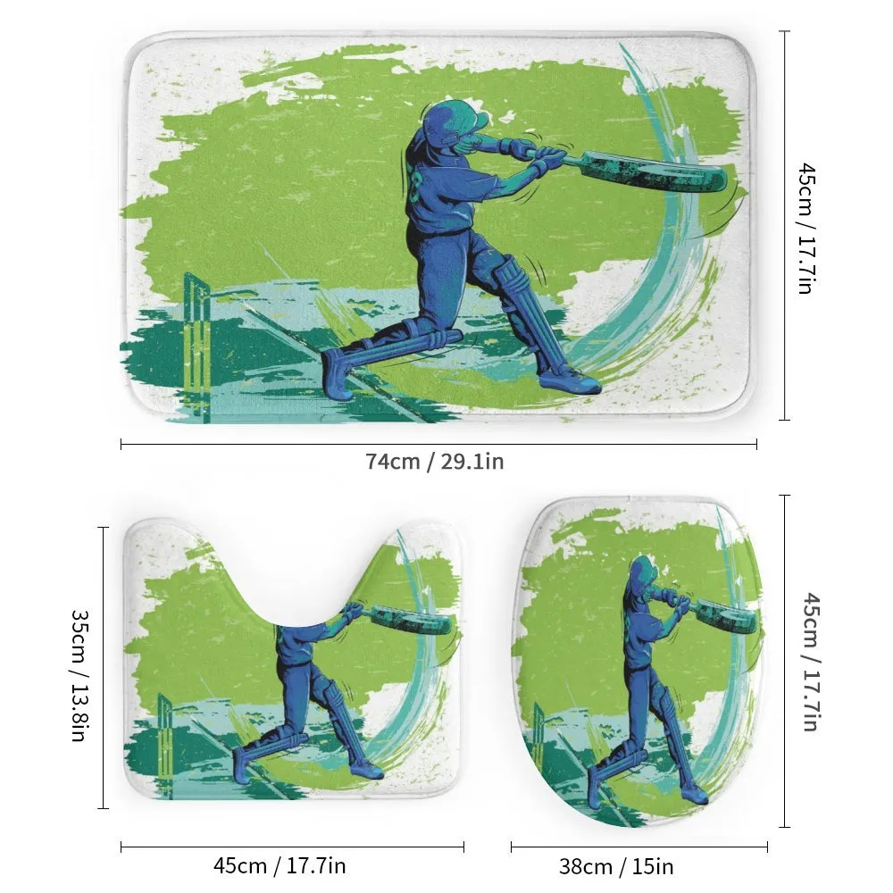 Cricket Player Pitching — Detail 1
