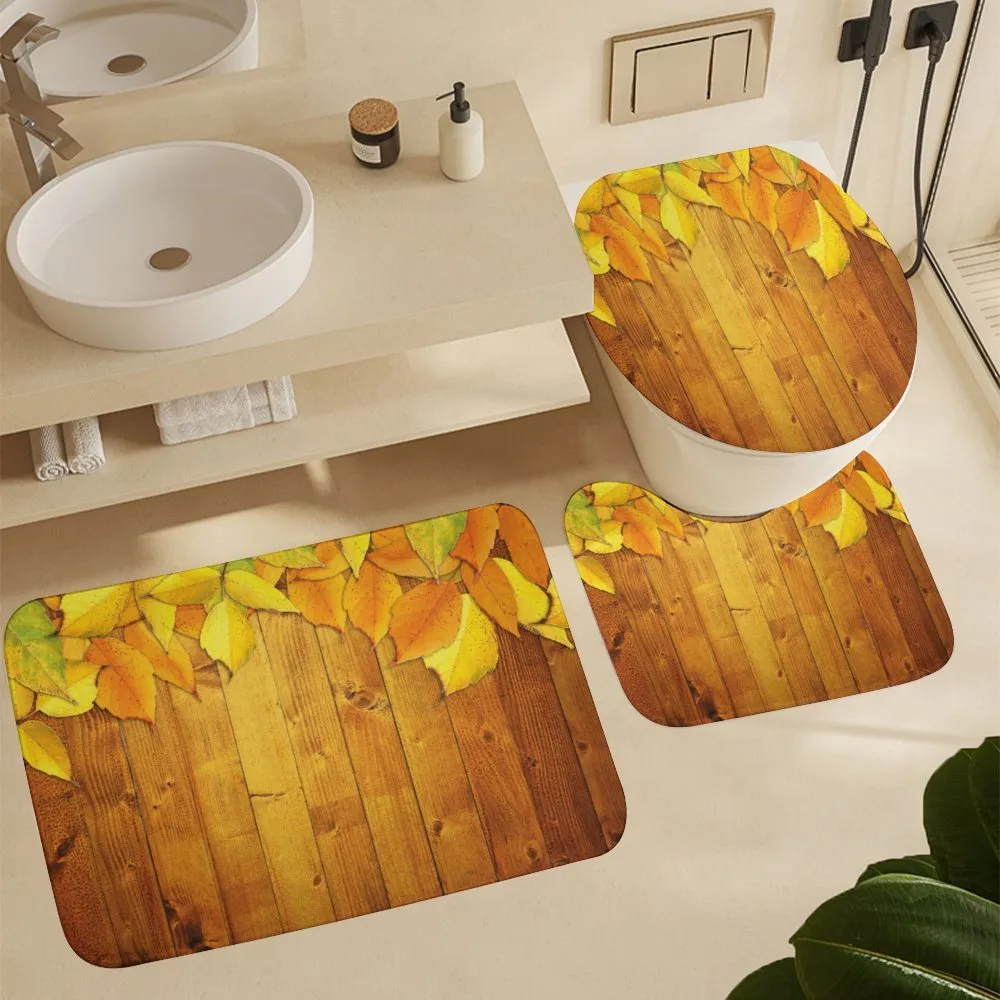 Leaves on Wooden Planks — Detail 5