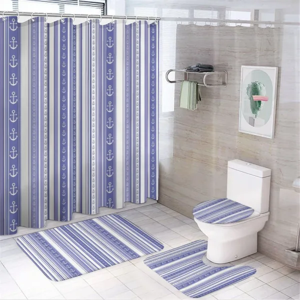 Nautical Anchor on a shower curtain