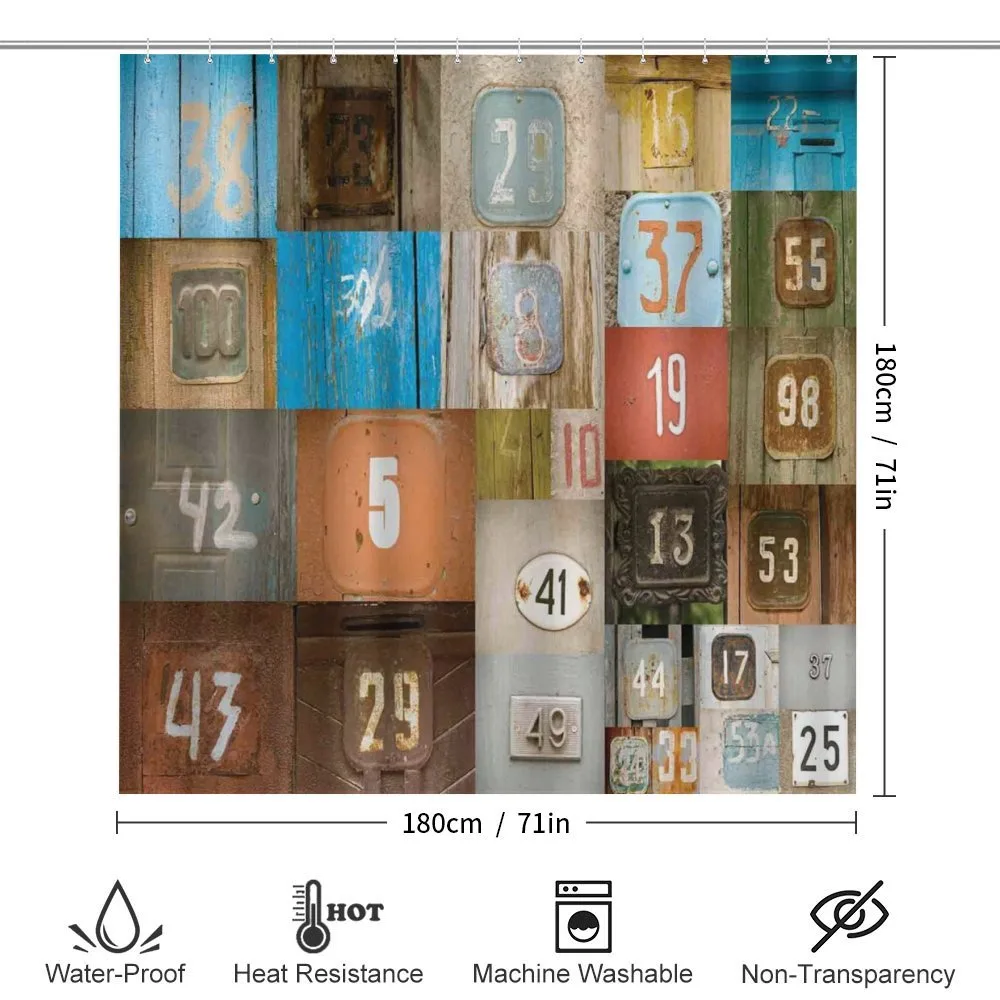 Nostalgic Door Numbers — Detail 2
