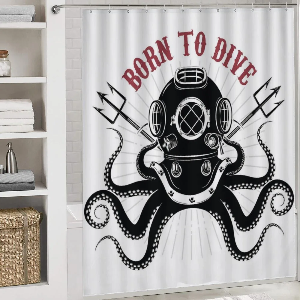 Octopus and Diver — Detail 4