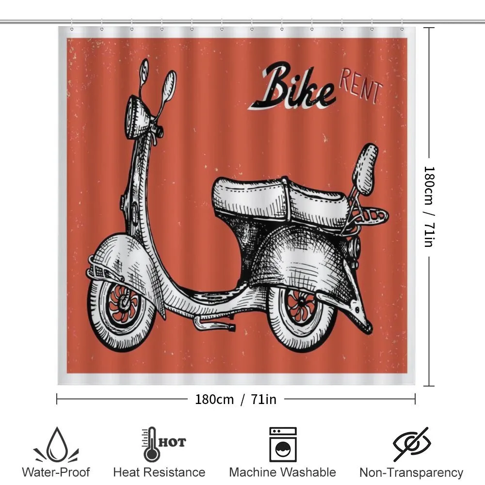Scooter Bicycle Sign — Detail 2