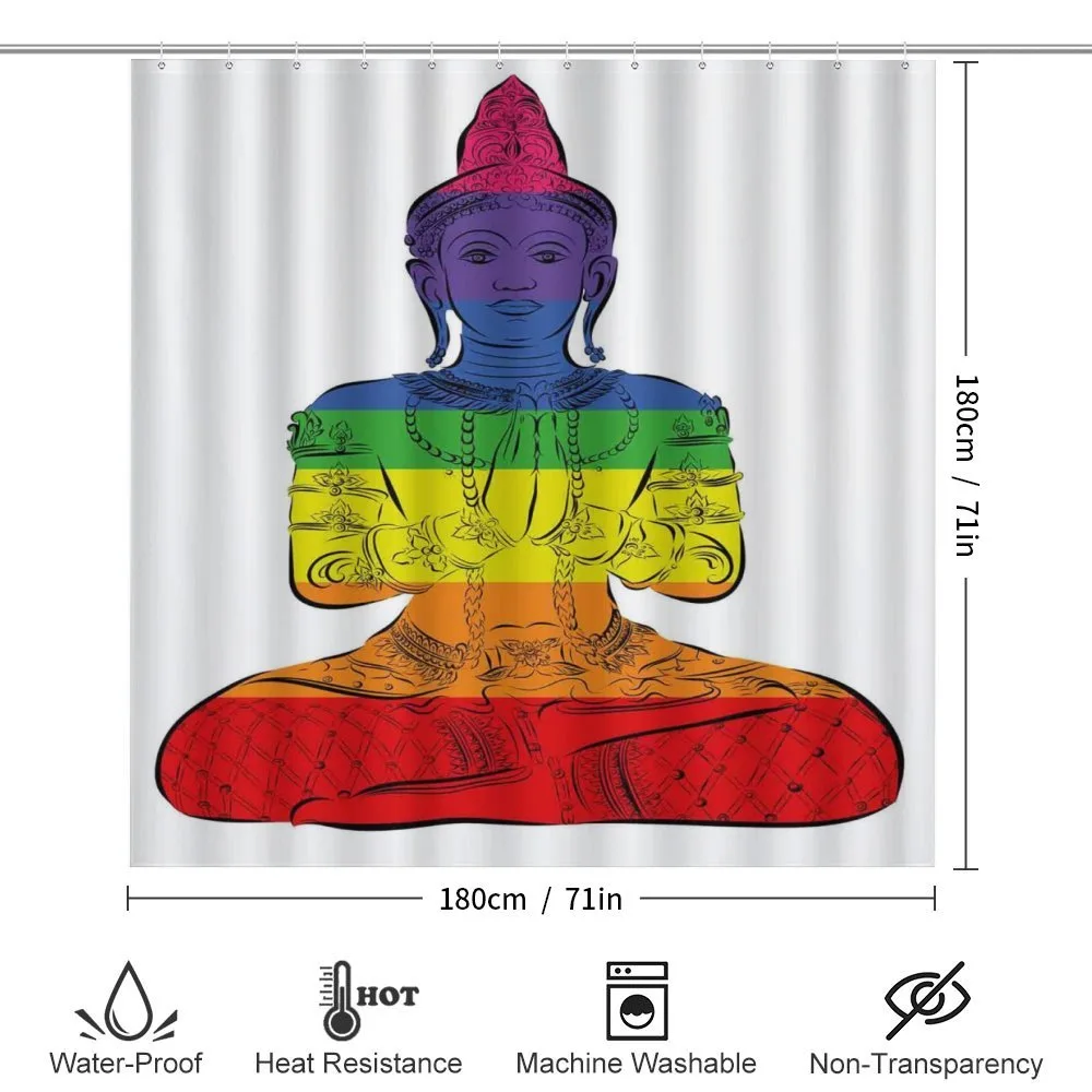 Sitting Rainbow Meditation — Detail 2