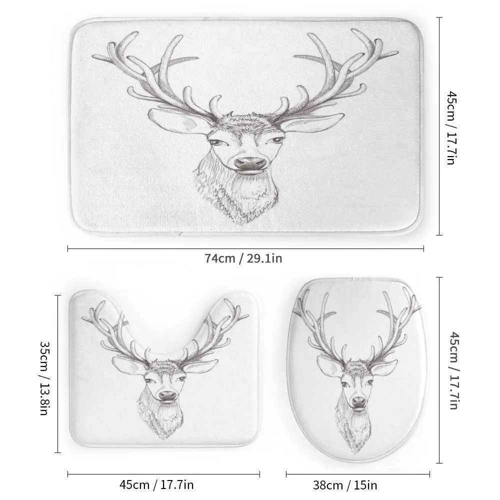Sketch of Deer Head — Detail 1