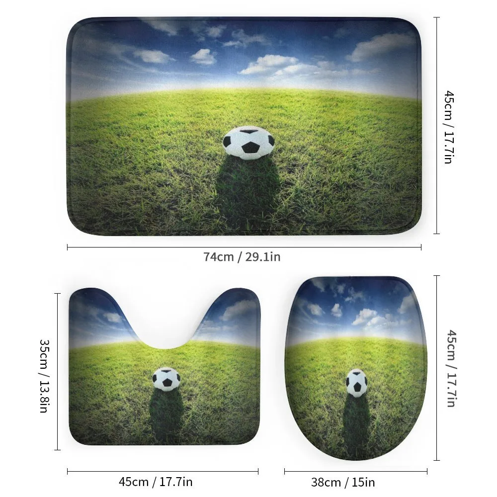 Soccer Ball on a Grassy Hill — Detail 1