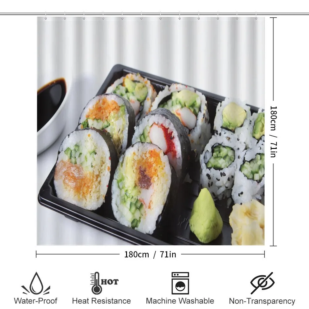 Assorted Sushi Plate Photo — Detail 2