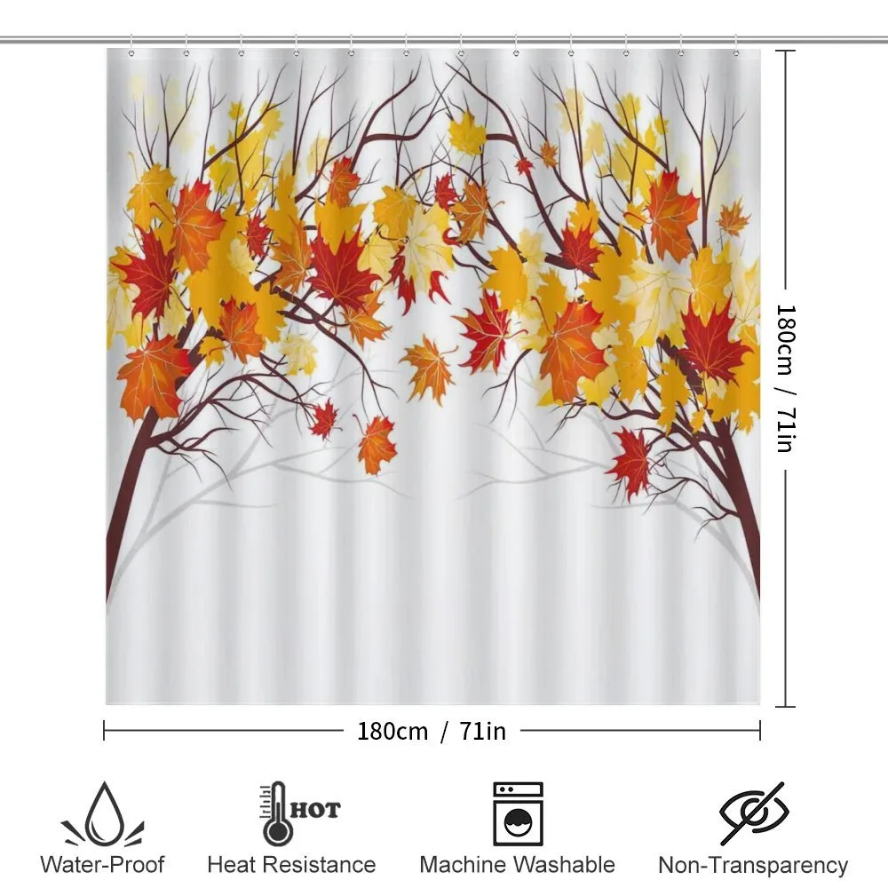 Cartoon Maple Autumn Tree — Detail 2