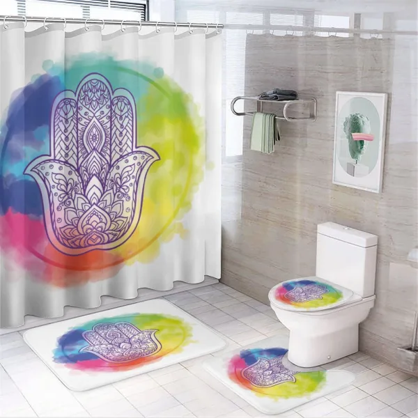 Dreamy Esoteric Charm on a shower curtain