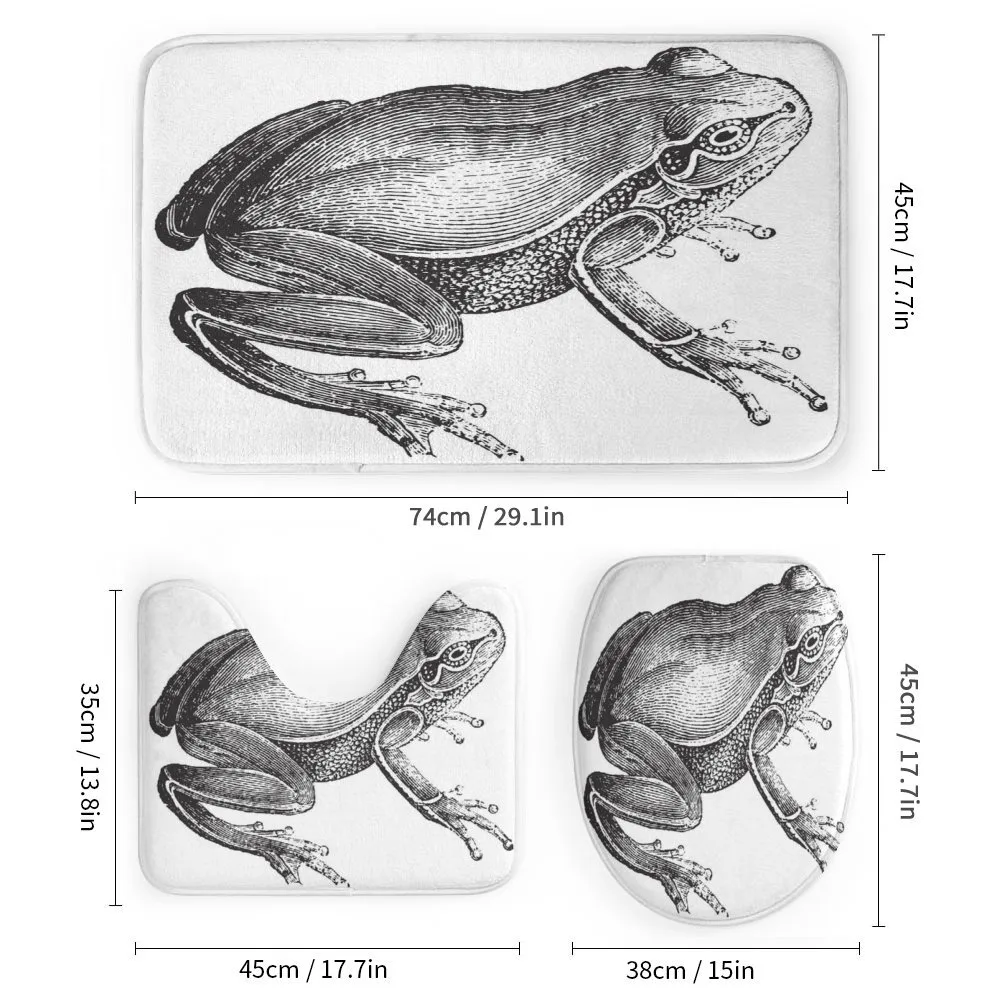 Engraved Amphibian Fauna Art — Detail 1