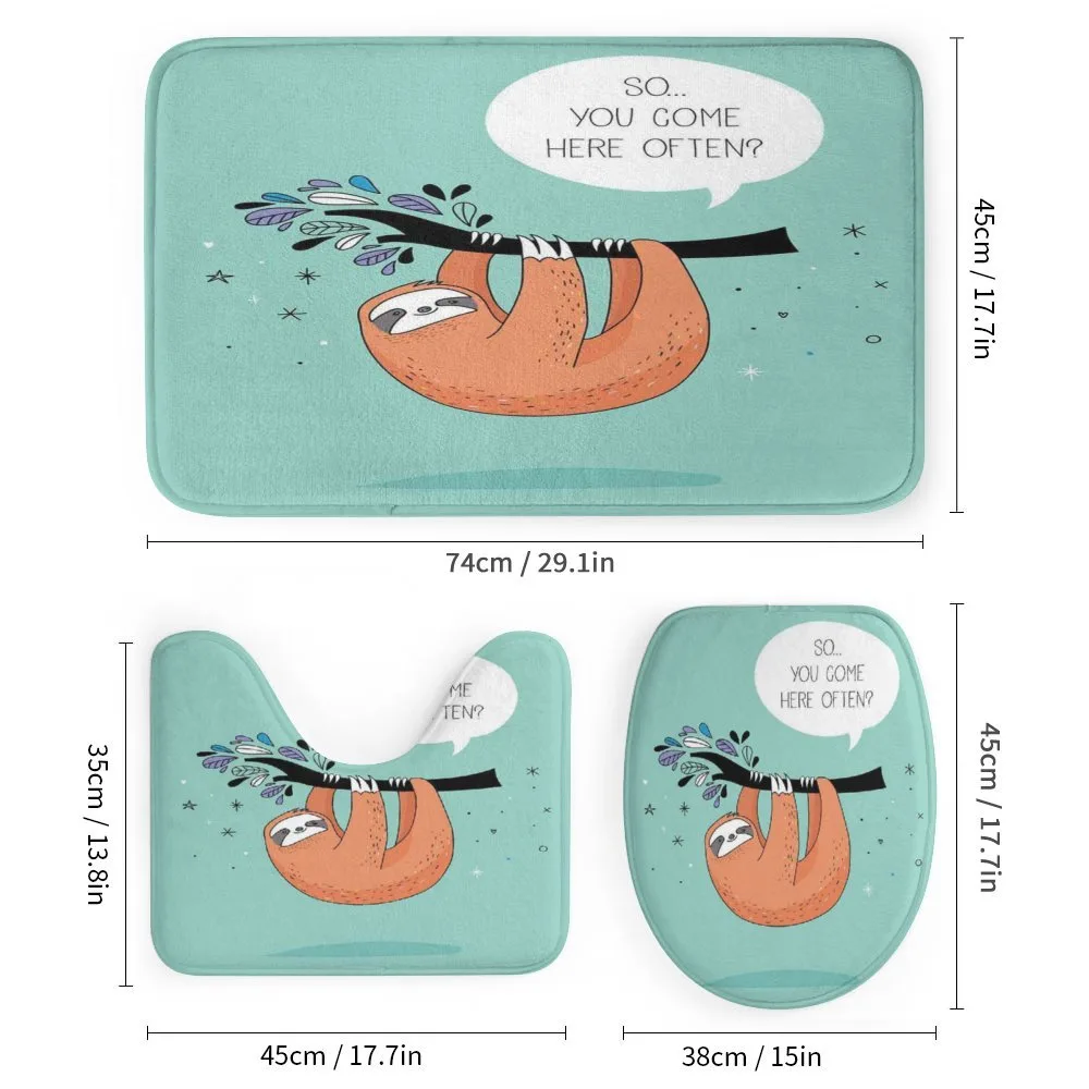 Flirty Sloth Cartoon — Detail 1