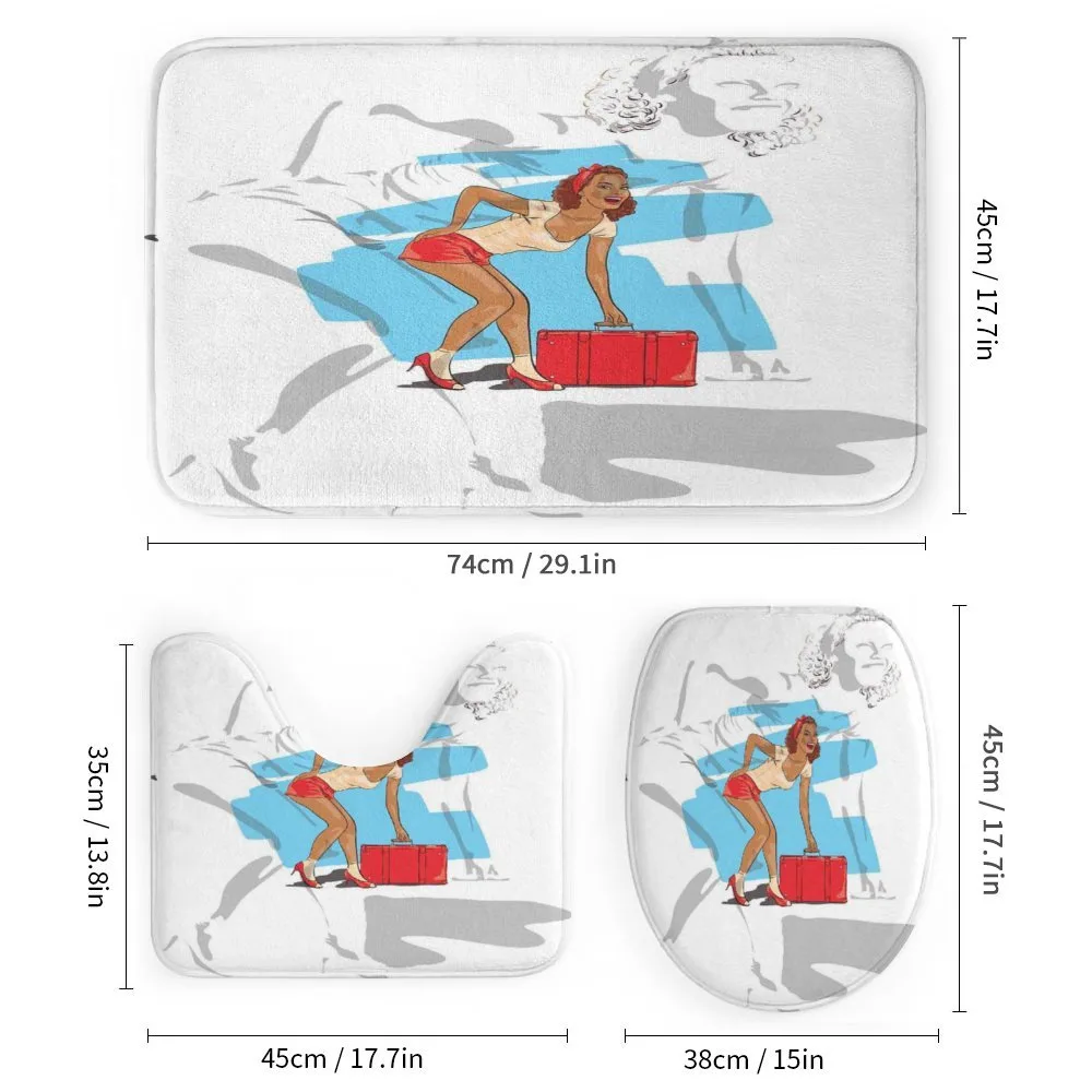 Girl and Suitcase — Detail 1