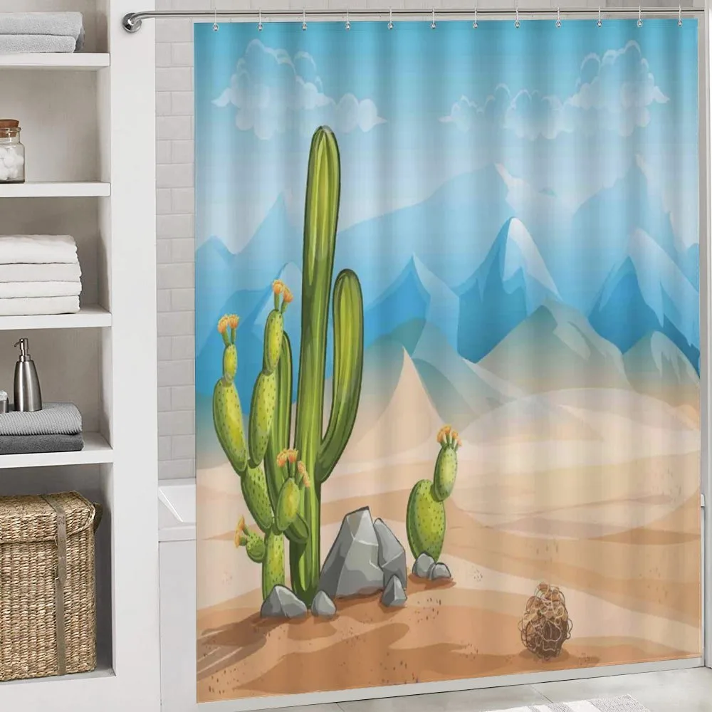 Lonely Cactus in the Desert — Detail 4