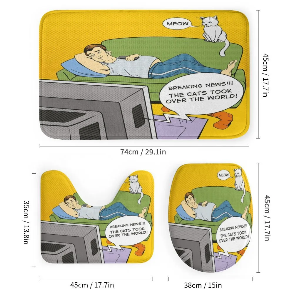 Man TV Cat Comic Book — Detail 1