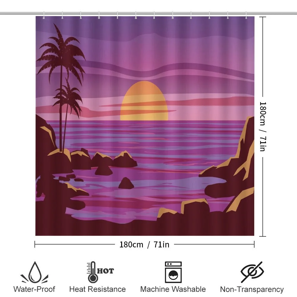 Retro Style Cartoon Beach — Detail 2