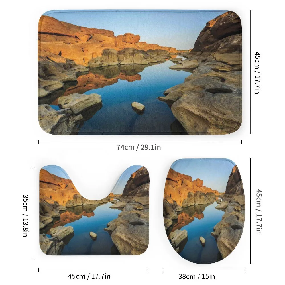 River Between Cliffs — Detail 1