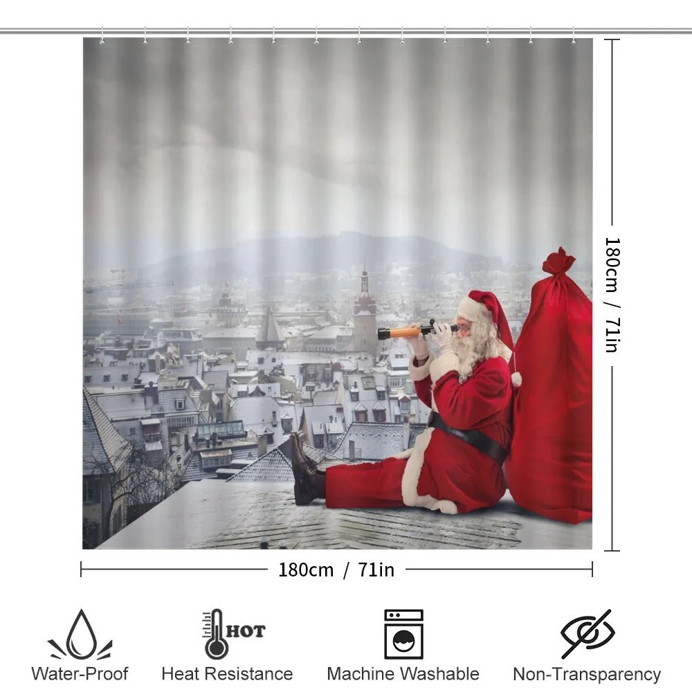 Santa on the Roof — Detail 2