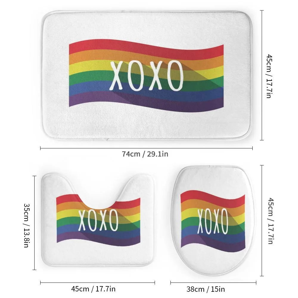 Waving Rainbow Flag Acronym — Detail 1