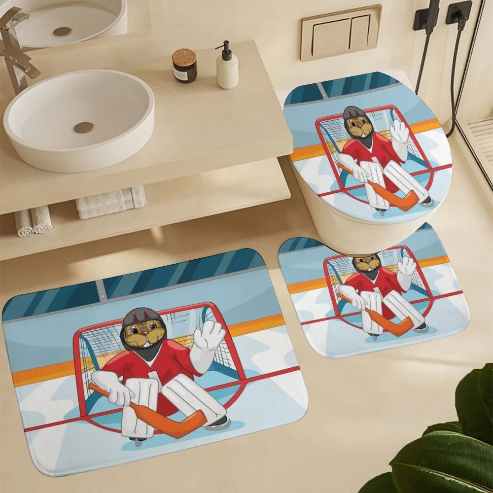 Cartoon Beaver Goalie — Detail 5