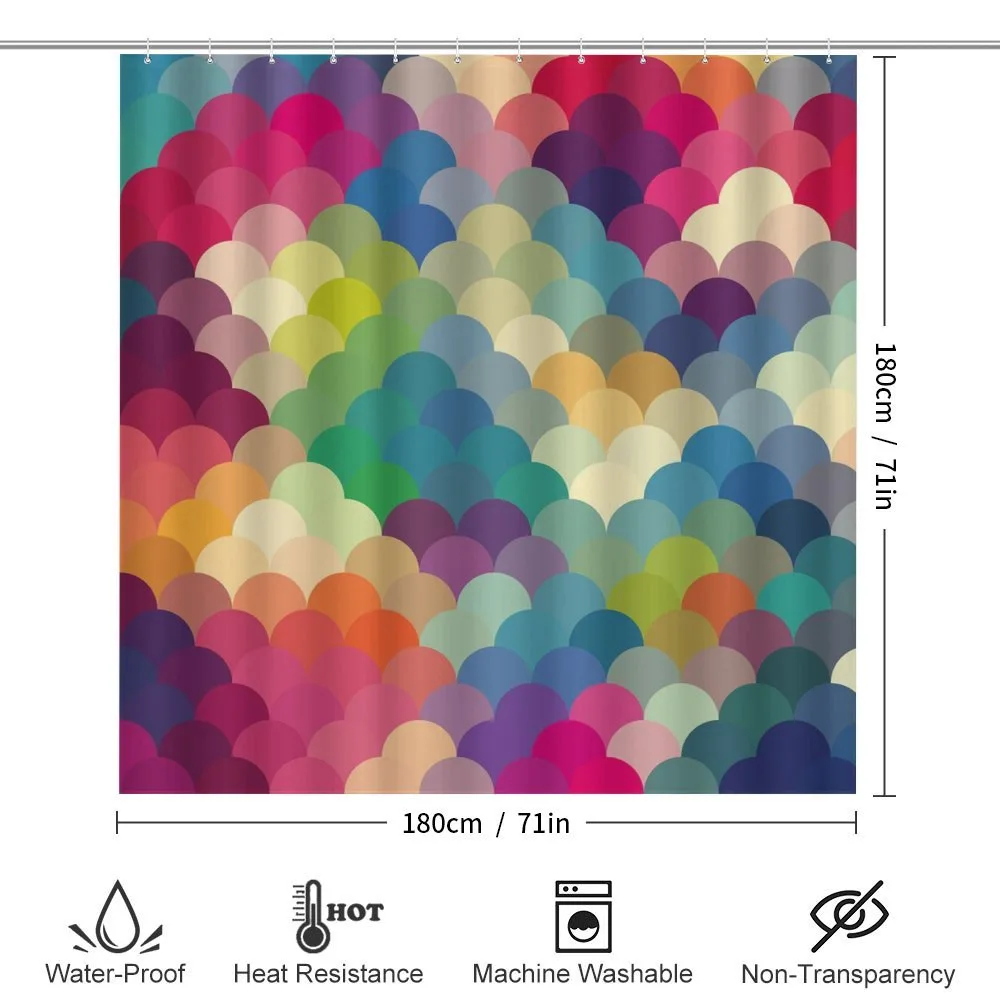 Colorful Retro Scales — Detail 2